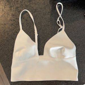 White free people bra